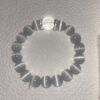 Natural white moonlight bracelet for girls cream body blue and white cat's eye crystal bracelet single circle jewelry