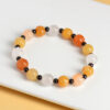 Gold Jade Pumpkin Bead Bracelet Natural Colored Jade Ancient Style Personalized Internet Hot Selling