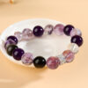 Silver Obsidian Amethyst Duobao Bracelet Fashion Original Nine Purple Fire New Chinese Style Bracelet