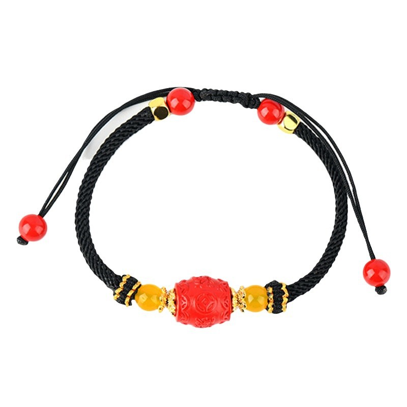 Wealth rolling braided bracelet handmade DIY hand rope Chinese style hand jewelry