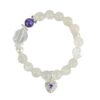 White Moonstone Micro-Inlaid Love Bracelet Labradorite White Crystal Bracelet New Hot Selling