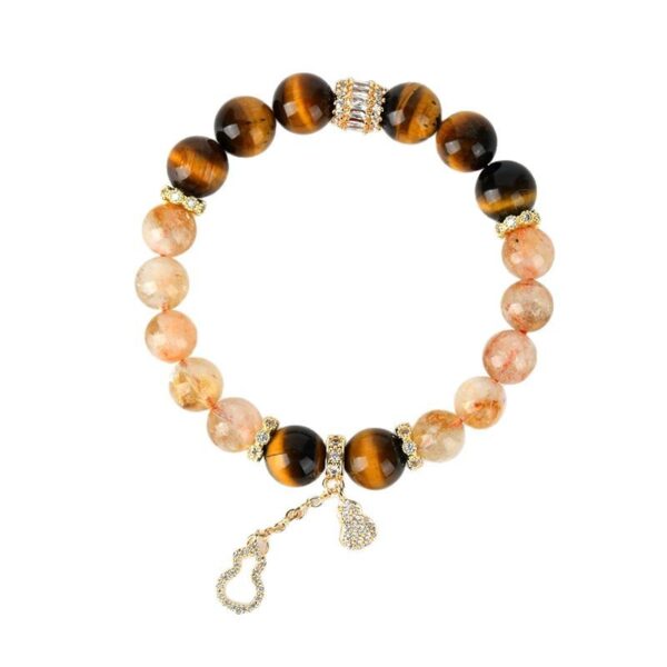 Natural crystal yellow tower crystal bracelet fashion original fortune bracelet jewelry customization