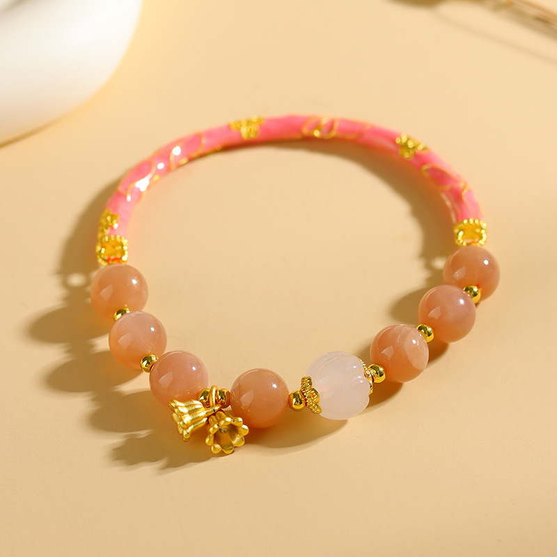 Sunstone Half Life Marriage Bracelet Lily of the Valley Half Bracelet New Chinese Style Original Women's Bracelet