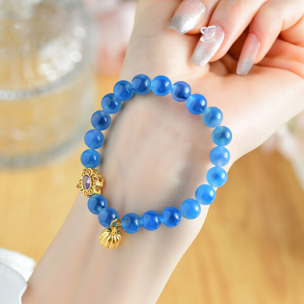Half sugar heart agate bracelet lotus pendant new original courtyard travel souvenir new hot bracelet