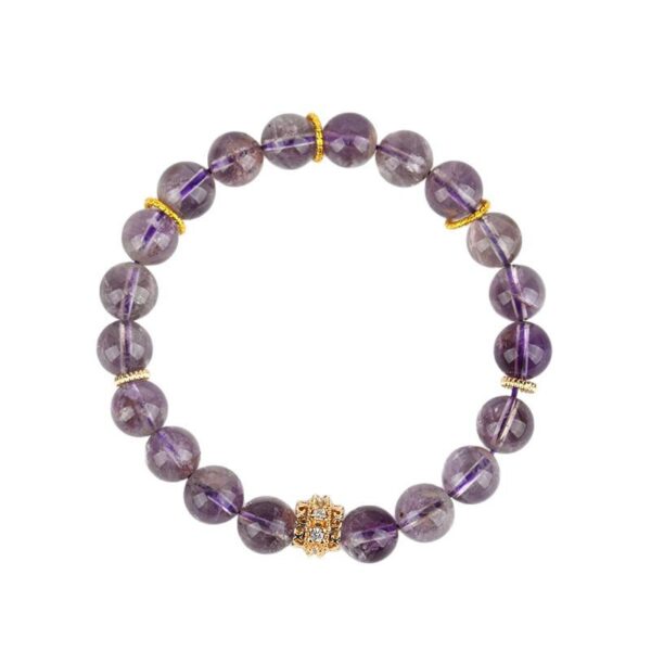 Natural romantic amethyst single loop bracelet hot sale fashion new original bracelet jewelry