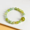 Green grape milk cap Xiuyan jade bracelet ins style exquisite fashion simple network hot bracelet jewelry