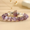 Natural crystal purple Asai single loop bracelet new Chinese style fashion original new hot style bracelet jewelry gift