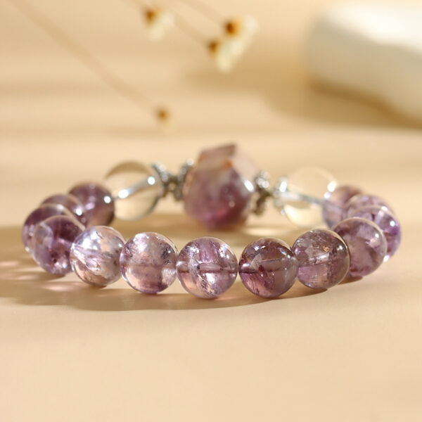 Natural crystal purple Asai single loop bracelet new Chinese style fashion original new hot style bracelet jewelry gift