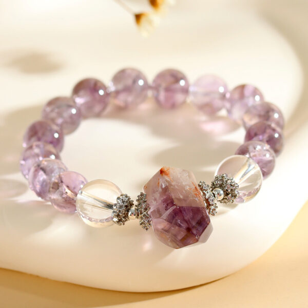 Natural crystal purple Asai single loop bracelet new Chinese style fashion original new hot style bracelet jewelry gift
