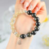Crystal yellow hair crystal gold obsidian bracelet new Chinese style blessing brand literary original new hot style bracelet gift