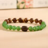 Kalimantan agarwood and Tian chalcedony bracelet new Chinese style Zakiram national style original bracelet jewelry