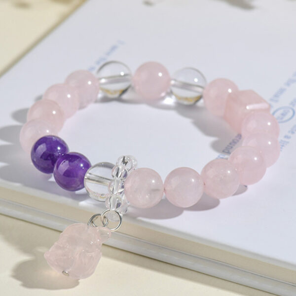 Crystal Rose Quartz Bracelet New Nine-tailed Fox Bracelet Original Chinese Style Love Bracelet
