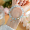 Aquamarine bracelet sweet small fresh original fashion niche light luxury bracelet