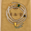 White crystal 108 Buddhist beads bracelet necklace hand-held rosary men and women multi-circle bracelet wholesale