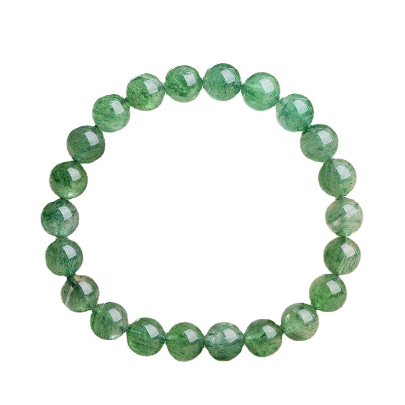 Green strawberry crystal bracelet DIY jewelry green strawberry crystal beads loose beads