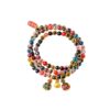 Half sugar agate live broadcast hot-selling sugar heart agate glass swallowing gold beast bracelet three-circle bracelet wholesale
