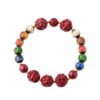 Glass cinnabar three-in-one six-in-one bracelet for the birth year of the zodiac dragon year for men and women couples