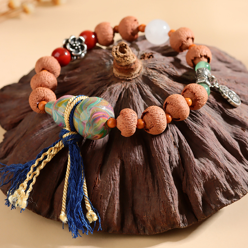 Bodhi floating lacquer gourd Tibetan bracelet play play hand string popular jewelry