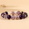 Silver Obsidian Amethyst Duobao Bracelet Fashion Original Nine Purple Fire New Chinese Style Bracelet