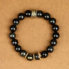 Black Myth Wukong Black Gold Silver Obsidian Red Agate Bracelet Original Couple Men and Women New Hot Bracelet Customized