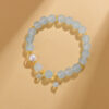 Aquamarine bracelet sweet small fresh original fashion niche light luxury bracelet