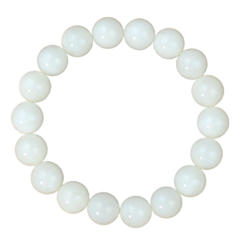 Shell bracelet bracelet Buddhist beads jade white hand jewelry