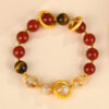 Nezha 2 original red agate yellow tower crystal bracelet 2025 new hot style bracelet jewelry customization