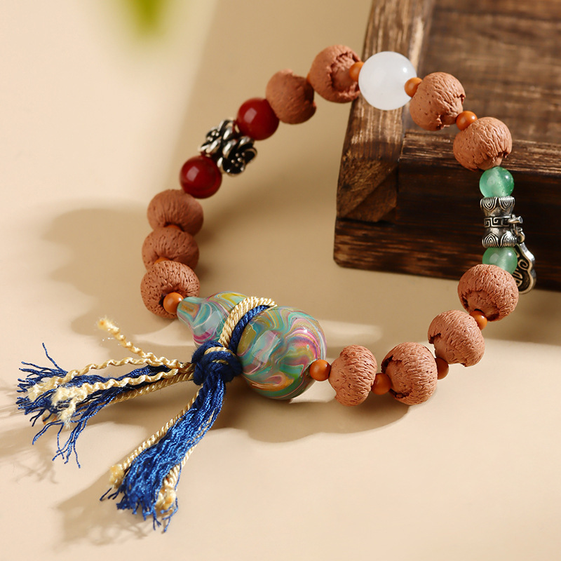Bodhi floating lacquer gourd Tibetan bracelet play play hand string popular jewelry