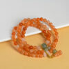 Gold Jade Multi-Circle Bracelet Gourd Pendant New Popular Ethnic Style Buddhist Bead Bracelet