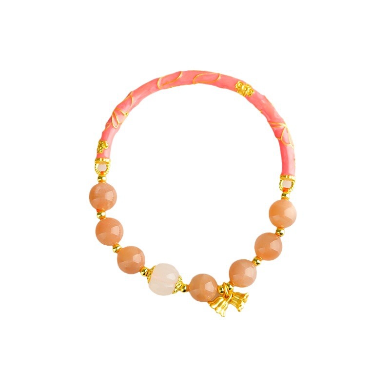 Sunstone Half Life Marriage Bracelet Lily of the Valley Half Bracelet New Chinese Style Original Women's Bracelet