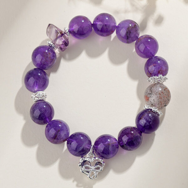 Amethyst Black Strawberry Crystal Love Bracelet Nine Purple Fire New Chinese Style Atmospheric Bracelet Jewelry