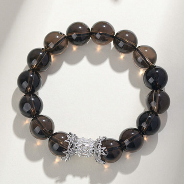 Crystal smoky quartz bracelet fashionable original atmosphere new hot style bracelet jewelry gift
