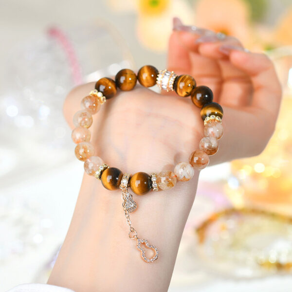 Natural crystal yellow tower crystal bracelet fashion original fortune bracelet jewelry customization