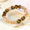 Natural crystal yellow tower crystal bracelet fashion original fortune bracelet jewelry customization