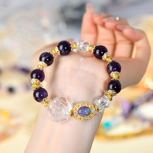Amethyst White Water Fox Bracelet Fashionable and Original New Love Bracelet Live Broadcast Hot Selling