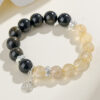 Crystal yellow hair crystal gold obsidian bracelet new Chinese style blessing brand literary original new hot style bracelet gift