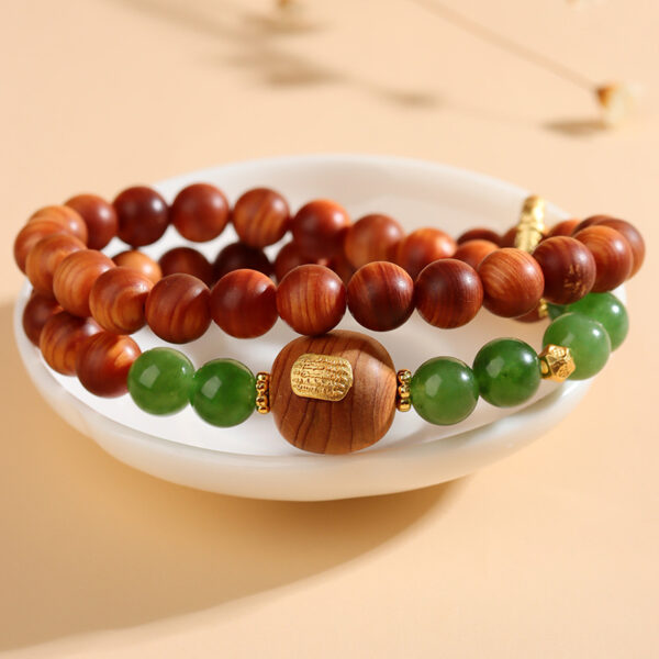 Field chalcedony double circle bracelet high oil translucent new Chinese style original Chinese style hot bracelet jewelry