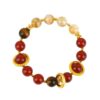 Nezha 2 original red agate yellow tower crystal bracelet 2025 new hot style bracelet jewelry customization