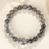 Natural gray moonstone white crystal bracelet labradorite fashion original bracelet