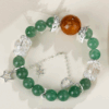 Crystal green strawberry yellow glue flower star tassel butterfly bracelet beautiful hot selling bracelet jewelry