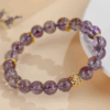 Natural romantic amethyst single loop bracelet hot sale fashion new original bracelet jewelry
