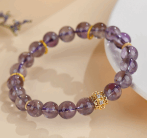 Natural romantic amethyst single loop bracelet hot sale fashion new original bracelet jewelry
