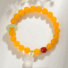 Yellow agate cute cat claw original running ring bracelet new Chinese style fashion ladies bracelet