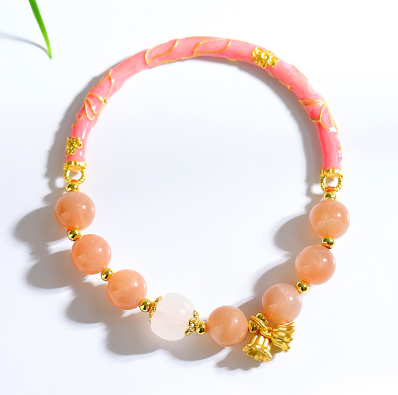 Sunstone Half Life Marriage Bracelet Lily of the Valley Half Bracelet New Chinese Style Original Women's Bracelet