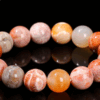 Coral Jade Bracelet Multi-Treasure Colored Chrysanthemum Stone Men's and Women's Single Circle Round Beads Bracelet