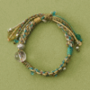 Jungle Adventurer Beaded Hand-woven Bracelet Niche Holiday Style Stackable Bracelet