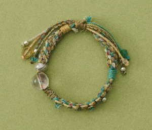 Jungle Adventurer Beaded Hand-woven Bracelet Niche Holiday Style Stackable Bracelet
