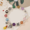 Duobao crystal bracelet light luxury high-end retro gourd ingot butterfly diy bracelet