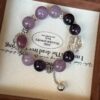 Five Elements Fire Supplement | Pure natural amethyst bracelet lavender 520 to attract wealth and ensure safety and fortune