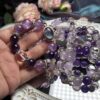 Five Elements Fire Supplement | Pure natural amethyst bracelet lavender 520 to attract wealth and ensure safety and fortune